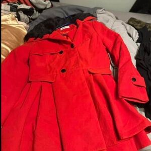 Red skirt Jacket